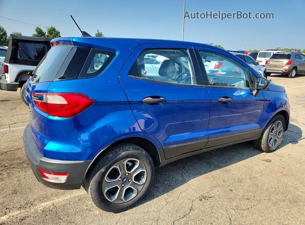 MAJ3S2FEXMC416850 2021 FORD ECOSPORT Blue Tył prawy