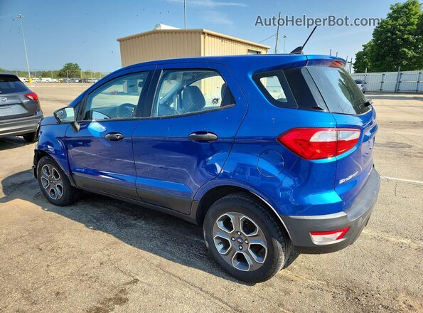 MAJ3S2FEXMC416850 2021 FORD ECOSPORT Blue Tył lewy