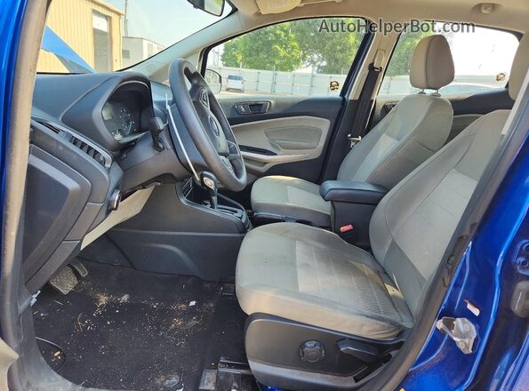 MAJ3S2FEXMC416850 2021 FORD ECOSPORT Blue Widok wnętrza z przodu