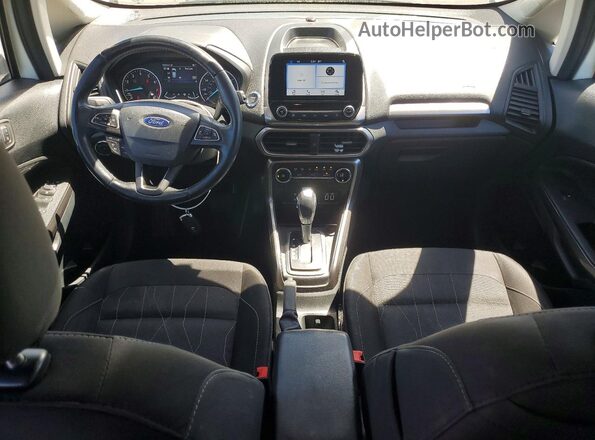 MAJ3S2GE0KC286282 2019 FORD ECOSPORT White Widok deski rozdzielczej