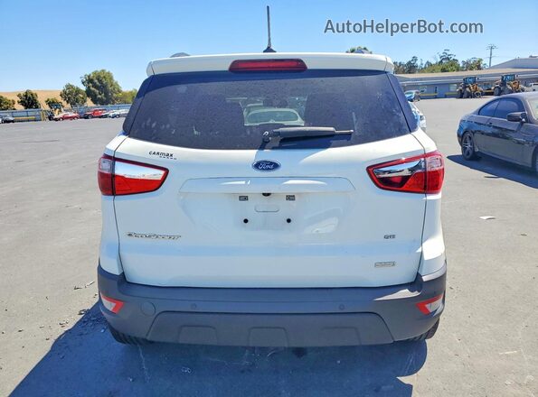MAJ3S2GE0KC286282 2019 FORD ECOSPORT White Widok z tyłu