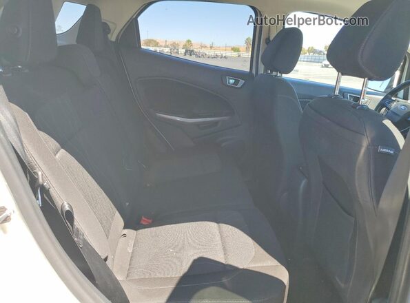 MAJ3S2GE0KC286282 2019 FORD ECOSPORT White Widok wnętrza z tyłu