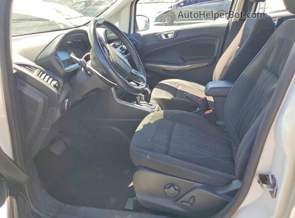 MAJ3S2GE0KC286282 2019 FORD ECOSPORT White Widok wnętrza z przodu