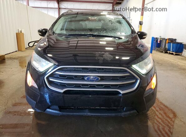 MAJ3S2GE0KC296374 2019 FORD ECOSPORT Black Widok z przodu