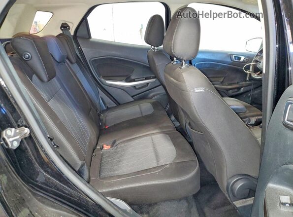 MAJ3S2GE0KC296374 2019 FORD ECOSPORT Black Widok tylnych siedzeń