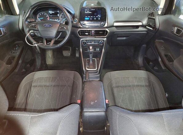 MAJ3S2GE0KC296374 2019 FORD ECOSPORT Black Widok deski rozdzielczej