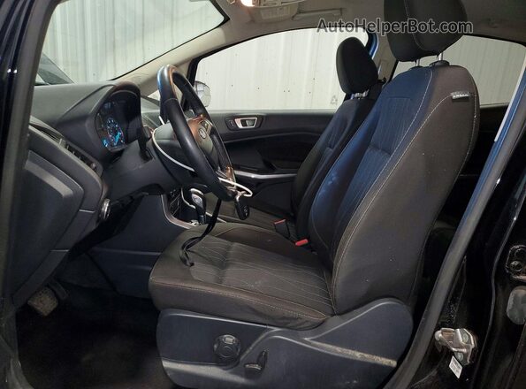MAJ3S2GE0KC296374 2019 FORD ECOSPORT Black Widok wnętrza z przodu
