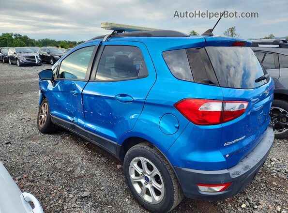 MAJ3S2GE0KC298299 2019 FORD ECOSPORT Blue Задня ліва чверть