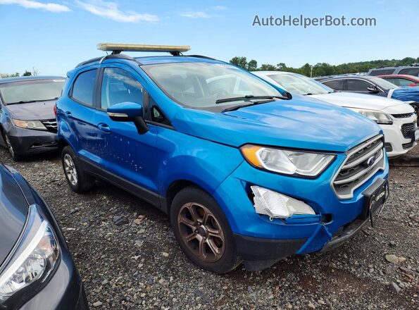 MAJ3S2GE0KC298299 2019 FORD ECOSPORT Blue Передня права чверть