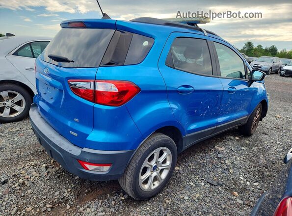 MAJ3S2GE0KC298299 2019 FORD ECOSPORT Blue Задня права чверть