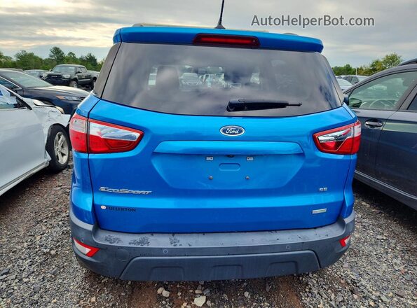 MAJ3S2GE0KC298299 2019 FORD ECOSPORT Blue Вид ззаду