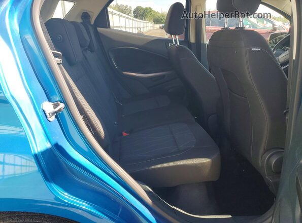 MAJ3S2GE0KC298299 2019 FORD ECOSPORT Blue Вид задньої частини салону