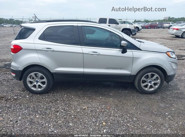 MAJ3S2GE0MC443747 2021 FORD ECOSPORT Silver Widok wnętrza z tyłu