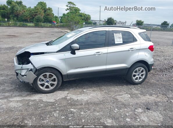 MAJ3S2GE0MC443747 2021 FORD ECOSPORT Silver Widok wnętrza 360 stopni