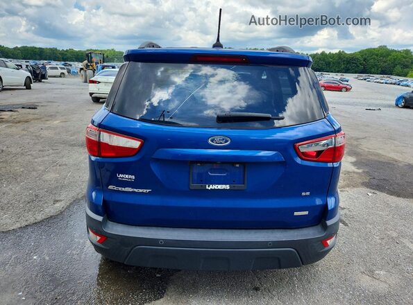MAJ3S2GE1KC252982 2019 FORD ECOSPORT Blue უკანა ხედი