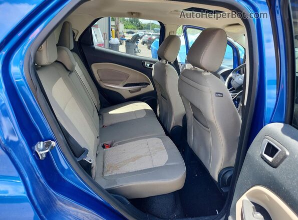 MAJ3S2GE1KC252982 2019 FORD ECOSPORT Blue უკანა სალონის ხედი