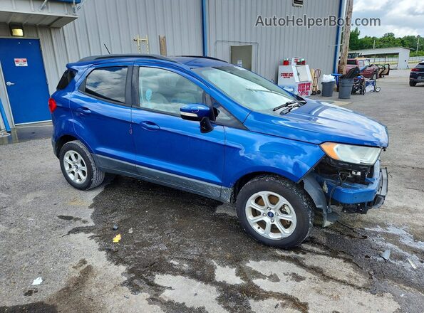MAJ3S2GE1KC252982 2019 FORD ECOSPORT Blue წინა მარჯვენა
