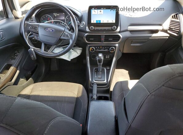MAJ3S2GE1KC282662 2019 FORD ECOSPORT Silver Вид панелі приладів