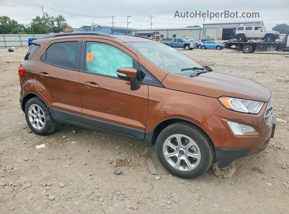 MAJ3S2GE1KC285254 2019 FORD ECOSPORT Коричневый Передняя правая четверть