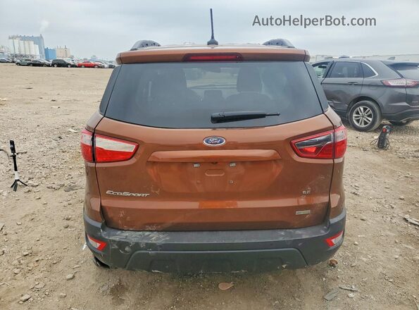 MAJ3S2GE1KC285254 2019 FORD ECOSPORT Коричневый Вид сзади