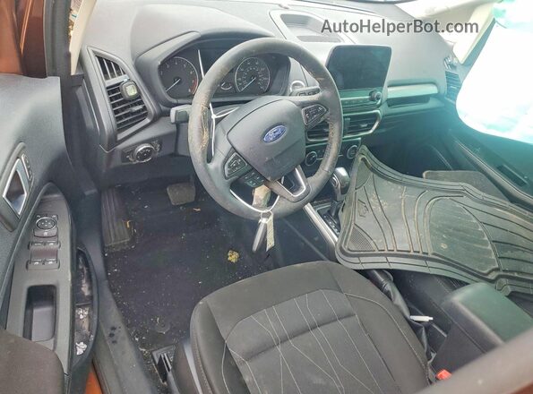 MAJ3S2GE1KC285254 2019 FORD ECOSPORT Коричневый Вид панели приборов