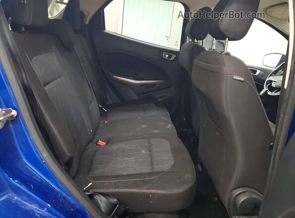 MAJ3S2GE1KC305387 2019 FORD ECOSPORT Blue Widok wnętrza z tyłu