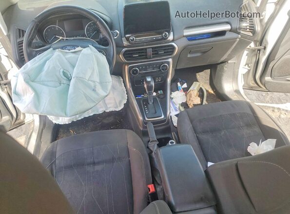 MAJ3S2GE1LC322837 2020 FORD ECOSPORT Silver Widok deski rozdzielczej