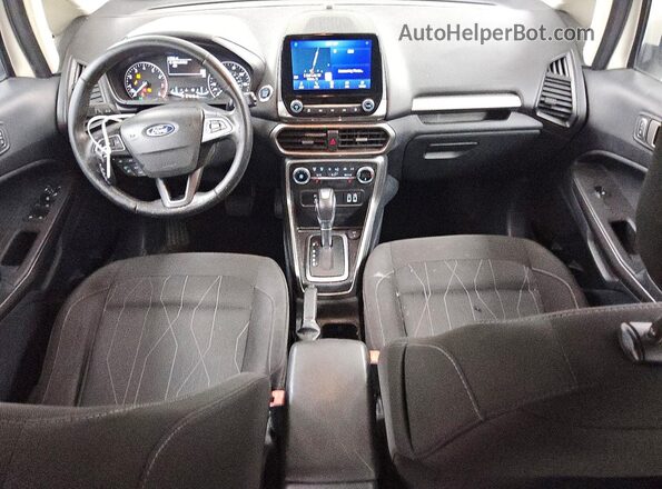 MAJ3S2GE1LC352047 2020 FORD ECOSPORT White წინა პანელის ხედი