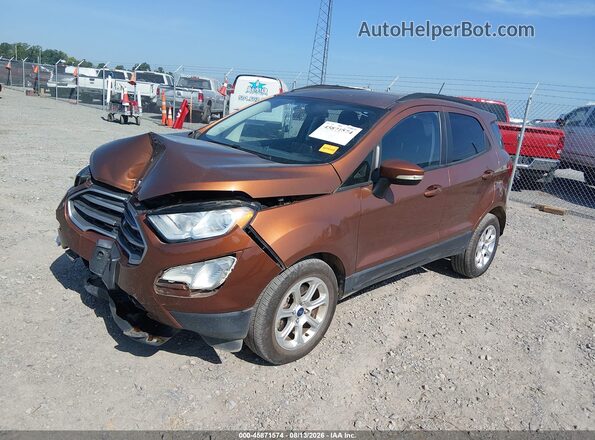 MAJ3S2GE2LC328646 2020 FORD ECOSPORT Коричневый Передняя левая четверть