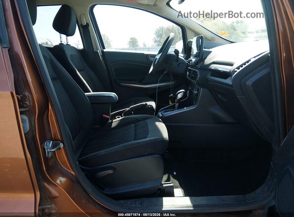MAJ3S2GE2LC328646 2020 FORD ECOSPORT Коричневый Вид салона спереди