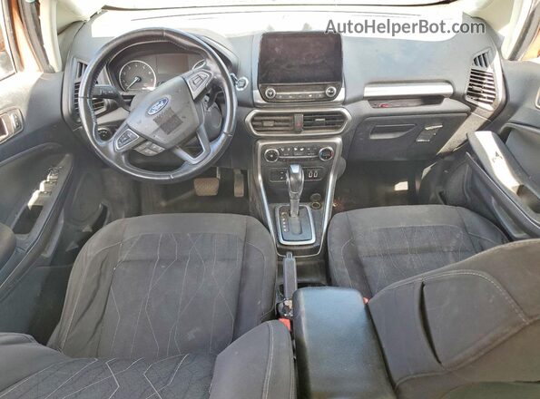 MAJ3S2GE2LC370993 2020 FORD ECOSPORT Оранжевый Вид панели приборов