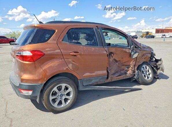 MAJ3S2GE2LC370993 2020 FORD ECOSPORT Оранжевый Задняя правая четверть