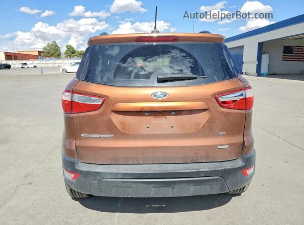 MAJ3S2GE2LC370993 2020 FORD ECOSPORT Оранжевый Вид сзади