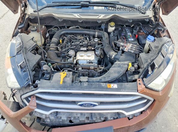 MAJ3S2GE2LC370993 2020 FORD ECOSPORT Оранжевый Вид подкапотного пространства