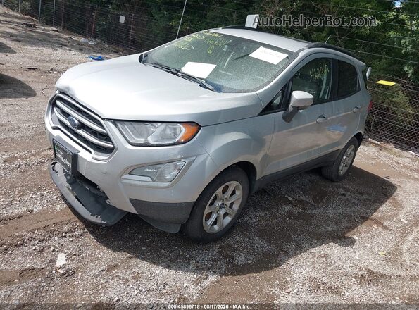 MAJ3S2GE2MC422267 2021 FORD ECOSPORT Silver Առջևի ձախ երեք քառորդ տեսարան