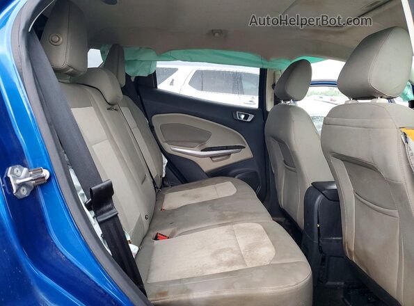 MAJ3S2GE3KC274899 2019 FORD ECOSPORT Blue უკანა სავარძლების ხედი