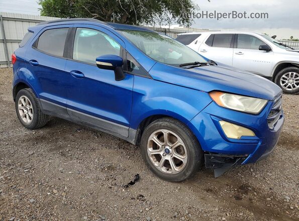 MAJ3S2GE3KC274899 2019 FORD ECOSPORT Blue წინა მარჯვენა