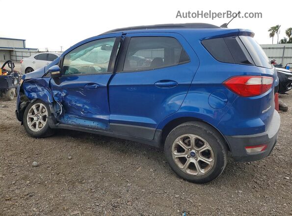 MAJ3S2GE3KC274899 2019 FORD ECOSPORT Blue უკანა მარცხენა