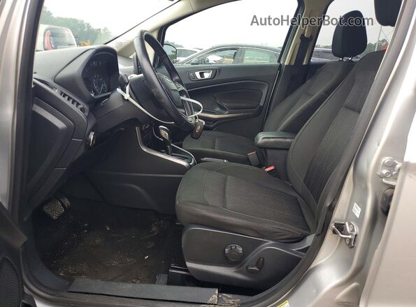 MAJ3S2GE3KC309988 2019 FORD ECOSPORT Silver წინა სალონის ხედი
