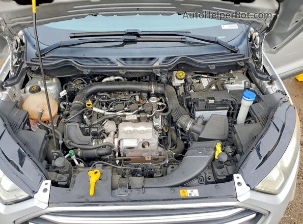 MAJ3S2GE3KC309988 2019 FORD ECOSPORT Silver ძრავის განყოფილების ხედი
