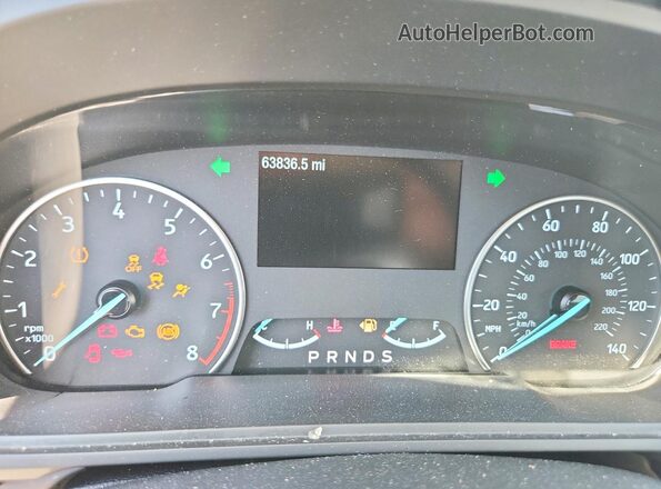 MAJ3S2GE3LC368556 2020 FORD ECOSPORT Белый Вид щитка приборов