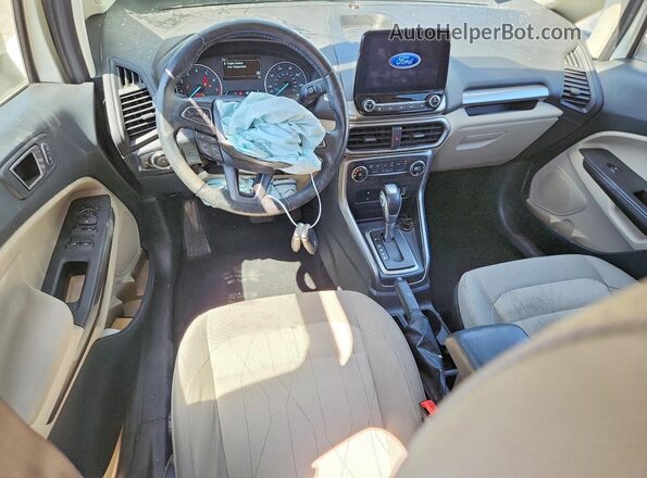 MAJ3S2GE3LC368556 2020 FORD ECOSPORT Белый Вид панели приборов