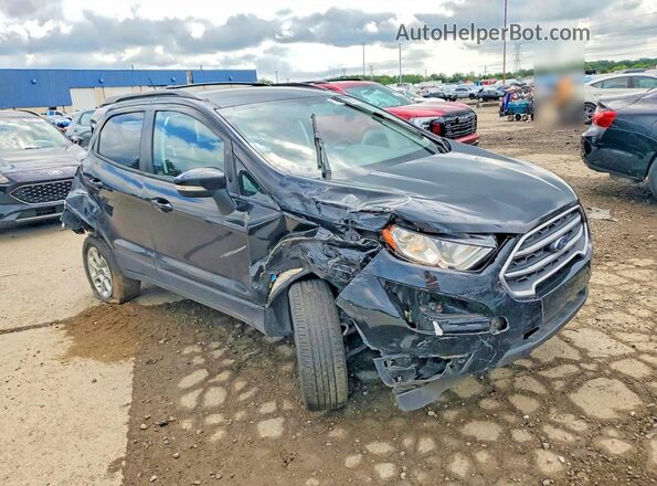 MAJ3S2GE3MC455648 2021 FORD ECOSPORT Black Przód prawy