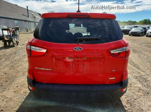 MAJ3S2GE4KC278007 2019 FORD ECOSPORT Red უკანა ხედი