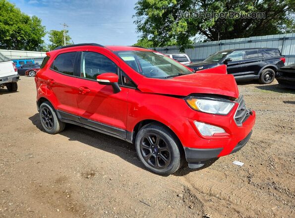 MAJ3S2GE4KC278007 2019 FORD ECOSPORT Red წინა მარჯვენა