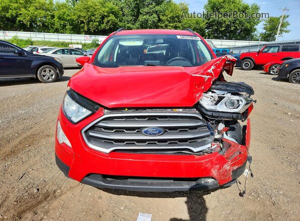 MAJ3S2GE4KC278007 2019 FORD ECOSPORT Red წინა ხედი