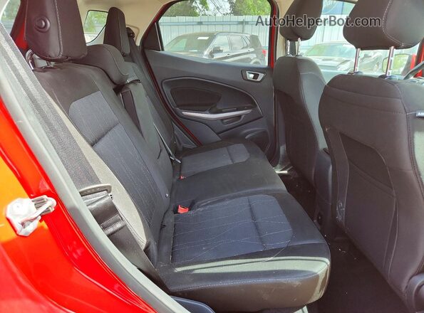 MAJ3S2GE4KC278007 2019 FORD ECOSPORT Red უკანა სალონის ხედი