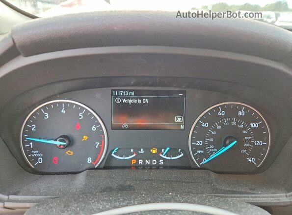 MAJ3S2GE4KC278007 2019 FORD ECOSPORT Red ხელსაწყოთა პანელის ხედი