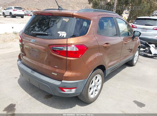 MAJ3S2GE4KC279870 2019 FORD ECOSPORT Оранжевый Задняя правая четверть