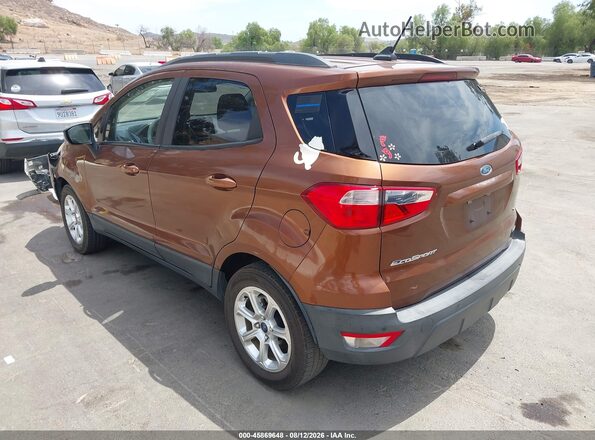 MAJ3S2GE4KC279870 2019 FORD ECOSPORT Оранжевый Задняя левая четверть